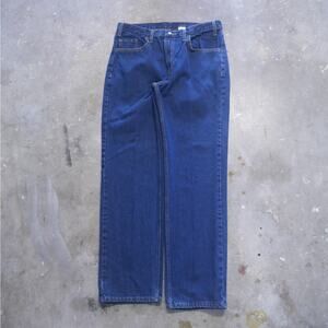 Rural King Mens Dark Blue Jeans Size 34 x 32 Denim